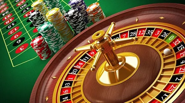 Close-up of a Baccarat table with chips and cards at phdream